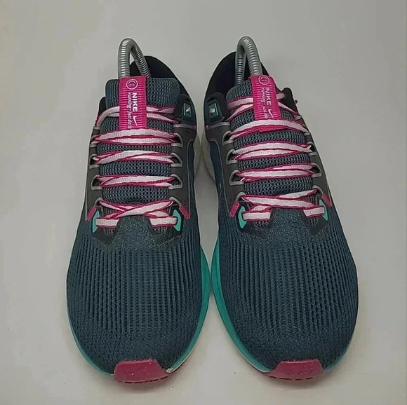 Nike Women's Athletic Shoes - Teal, Pink, and White - Picture 3 of 10